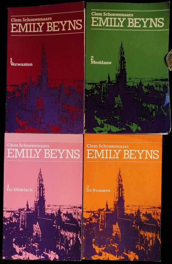 Clem Schouwenaars - Emily Beyns of het heilig zwijgen 4 delen compleet