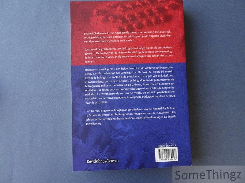 De Vos, Luc. - Strategie en tactiek : inleiding tot de moderne krijgsgeschiedenis.