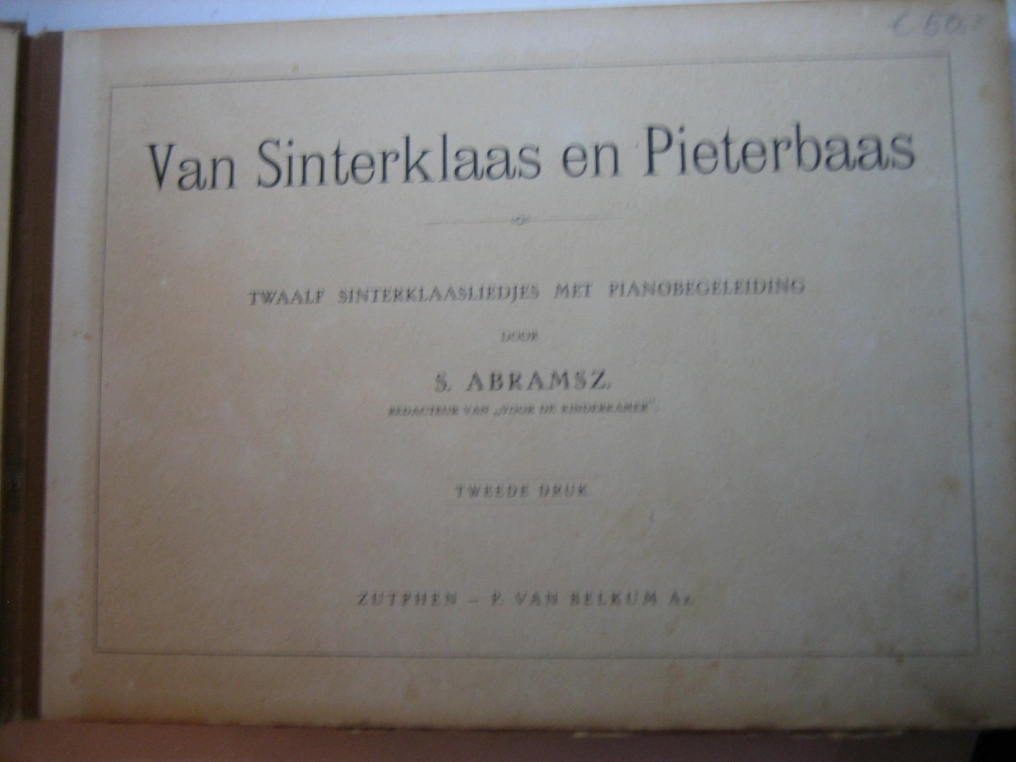 S Abramsz - Van Sinterklaas en Pieterbaas