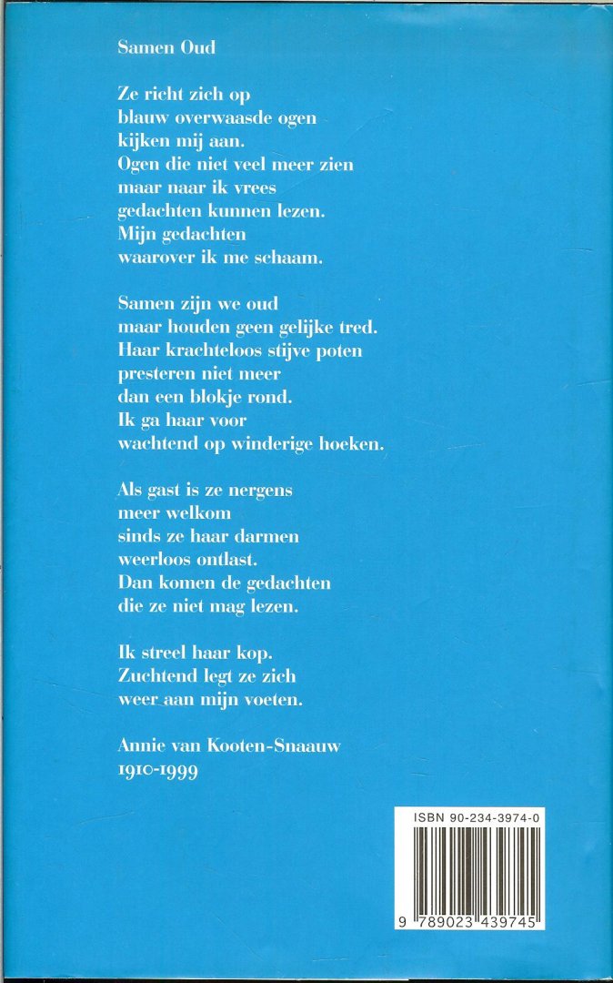 Kooten, Kees van en A.G. van Kooten - Snauw ..  Omslagontwerp  Studio Jan de Boer - Annie