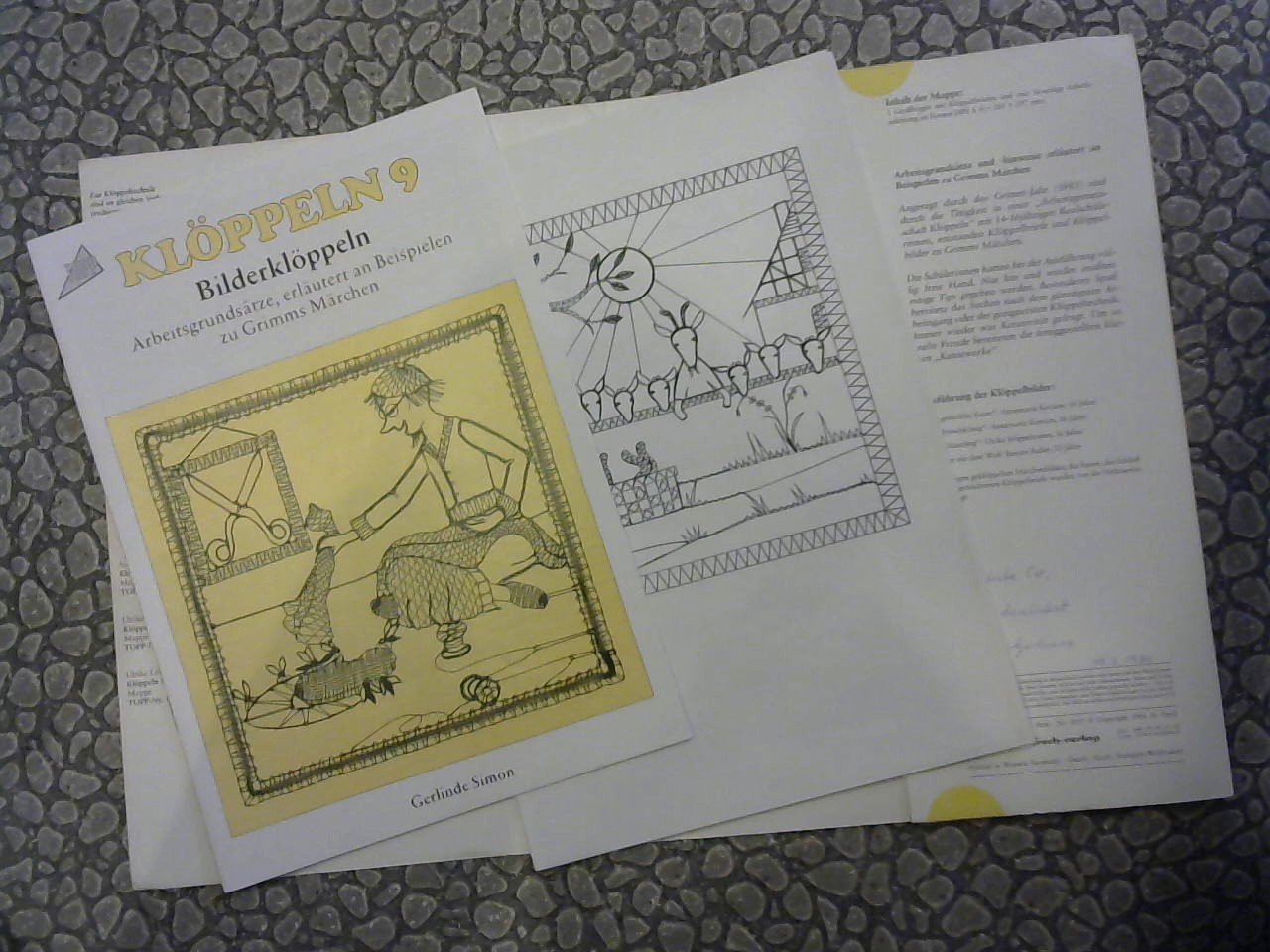 Simon, Gerlinde - Klöppeln 9. Bilderklöppeln