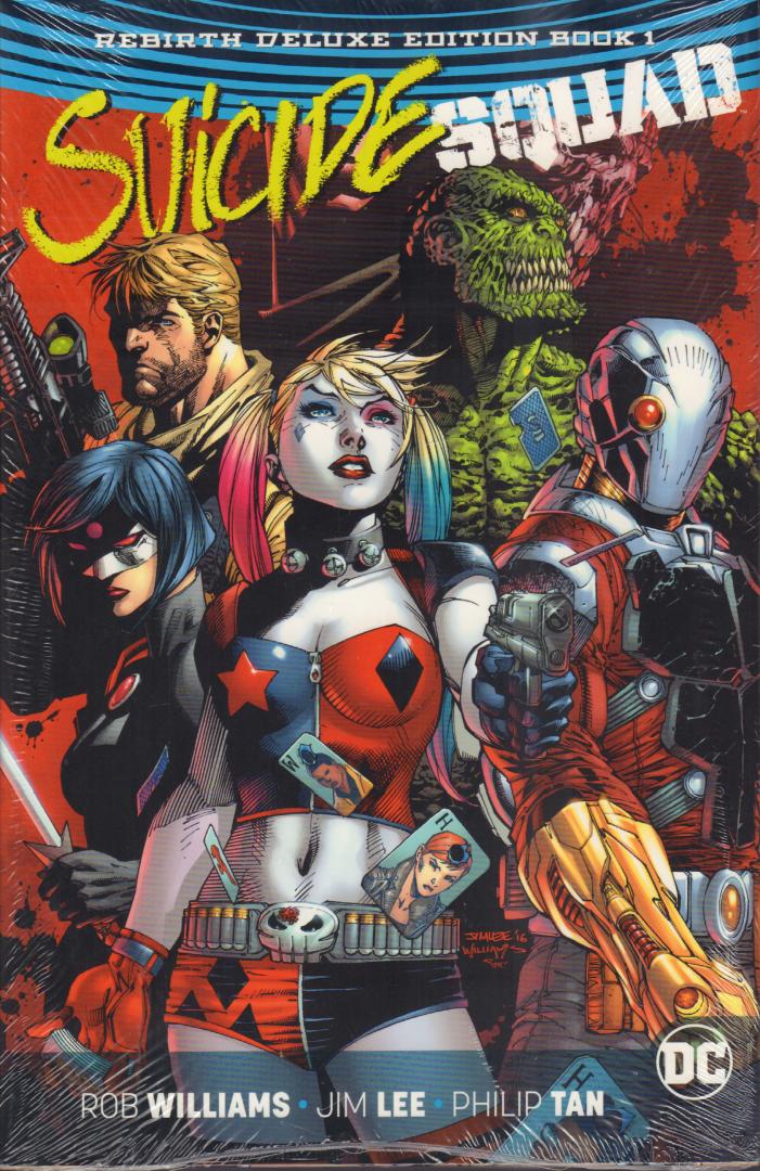 Williams, Rob, Jim Lee & Philip Tan - Suicide Squad Rebirth Deluxe Edition Book 1 + Book 2, hardcovers + stofomslag, gave staat (nieuwstaat, nog gesealed)