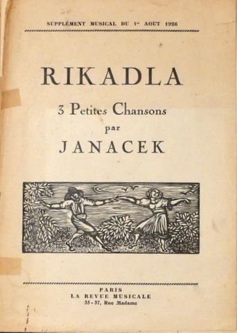 Janácek, L.: - Rikadla. 3 petites chansons
