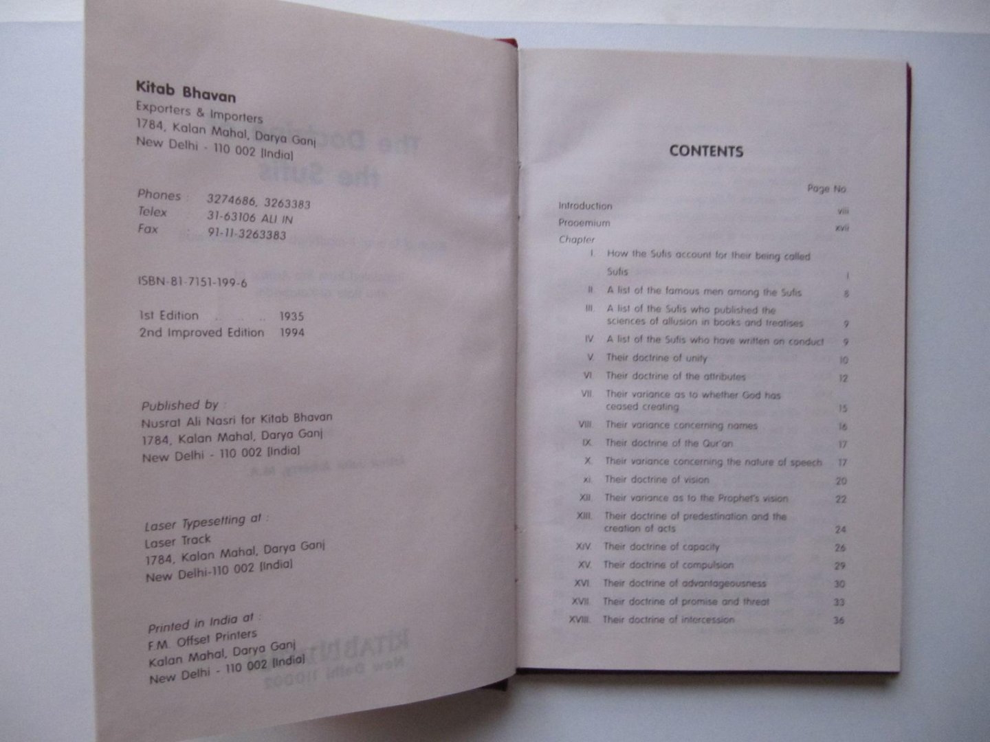 Arthur John Arberry - The Doctrine of The Sufis