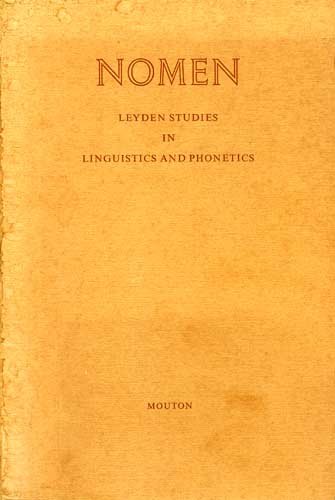 - Nomen Leyden studies in linguistics and phonetics