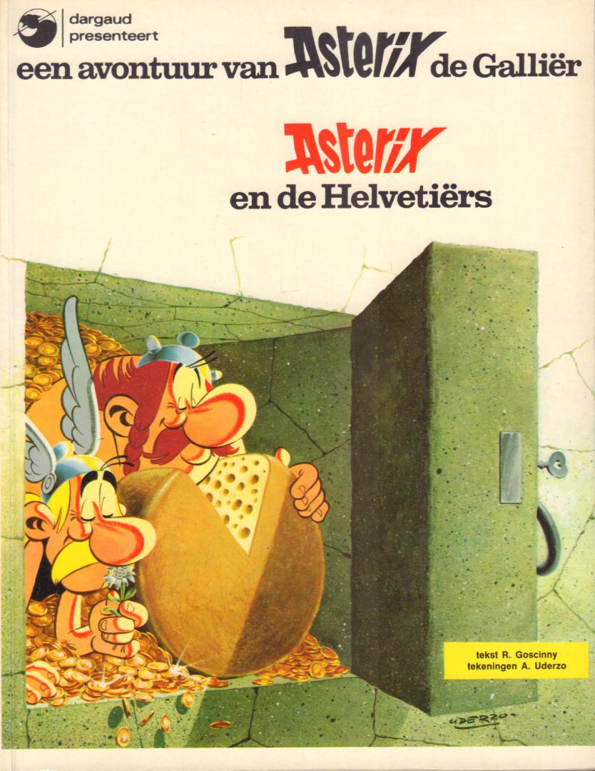 Goscinny, R. en A. Uderzo - Asterix en de Helvetiers, een avontuur van Asterix de Galliër, softcover, gave staat (wel een naam op schutblad gestempeld)