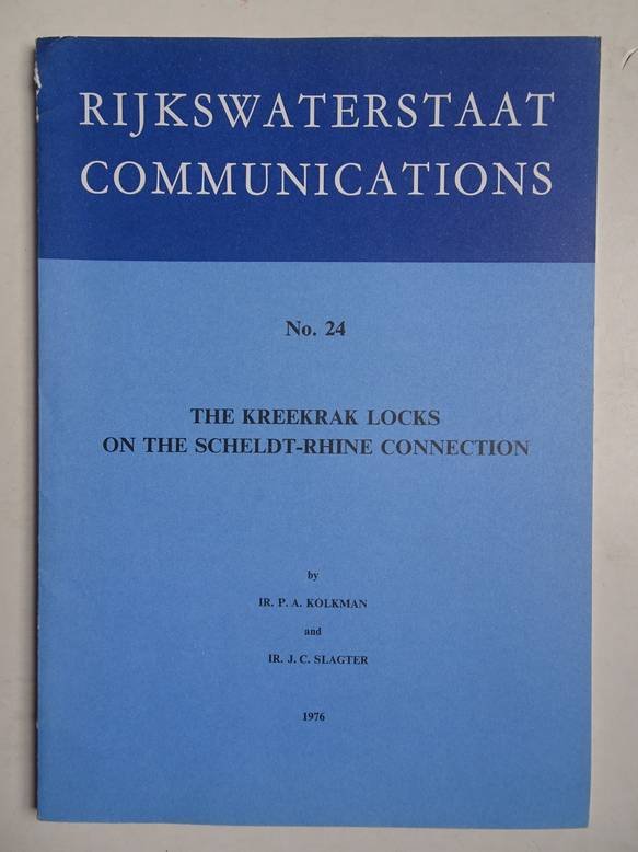 Kolkman, P.A. & Slagter, J.C.. - Rijkswaterstaat Communications, no. 24; The Kreekrak locks on the Scheldt-Rhine connection.