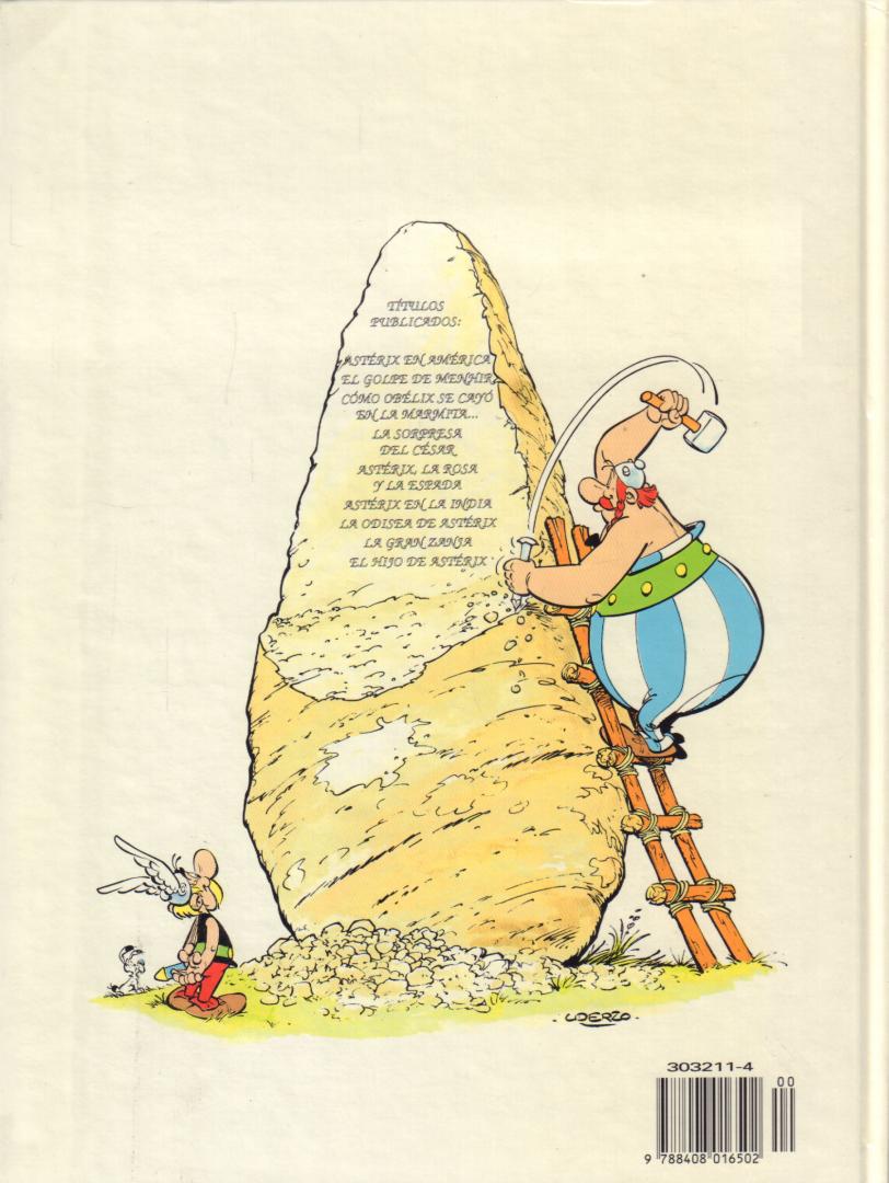 Goscinny / Uderzo - ASTERIX - ASTERIX EN LA INDIA, hardcover, gave staat, Asterix in castillian spanish (en lengua castellana)