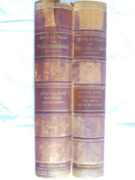 Vries, de Hugo - Die Mutationstheorie. Erster Band und Zweiter Band