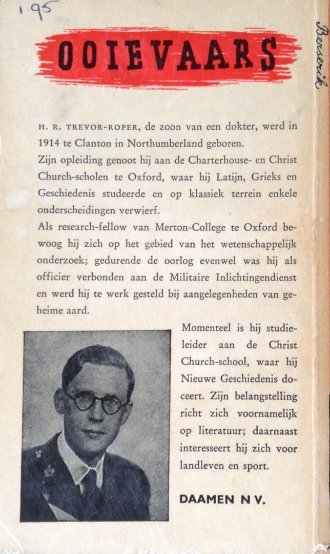 Trevor - Roper, H.R. - De laatste dagen van Hitler