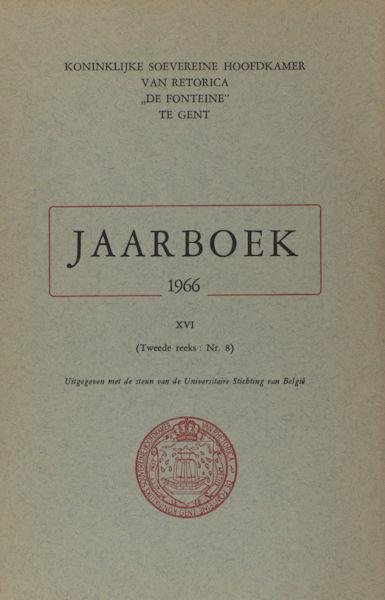  - Koninklijke Souvereine Hoofdkamer De Fonteine. Jaarboek 1966