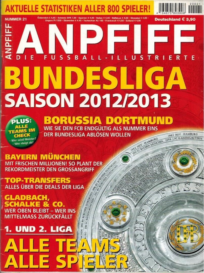  - Anpfiff Bundesliga 2012-2013