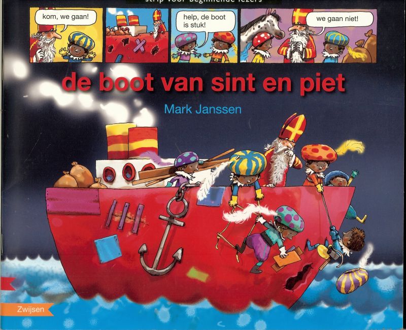 Janssen, Mark .. vormgeving : Rob Galema - De boot van Sint en Piet