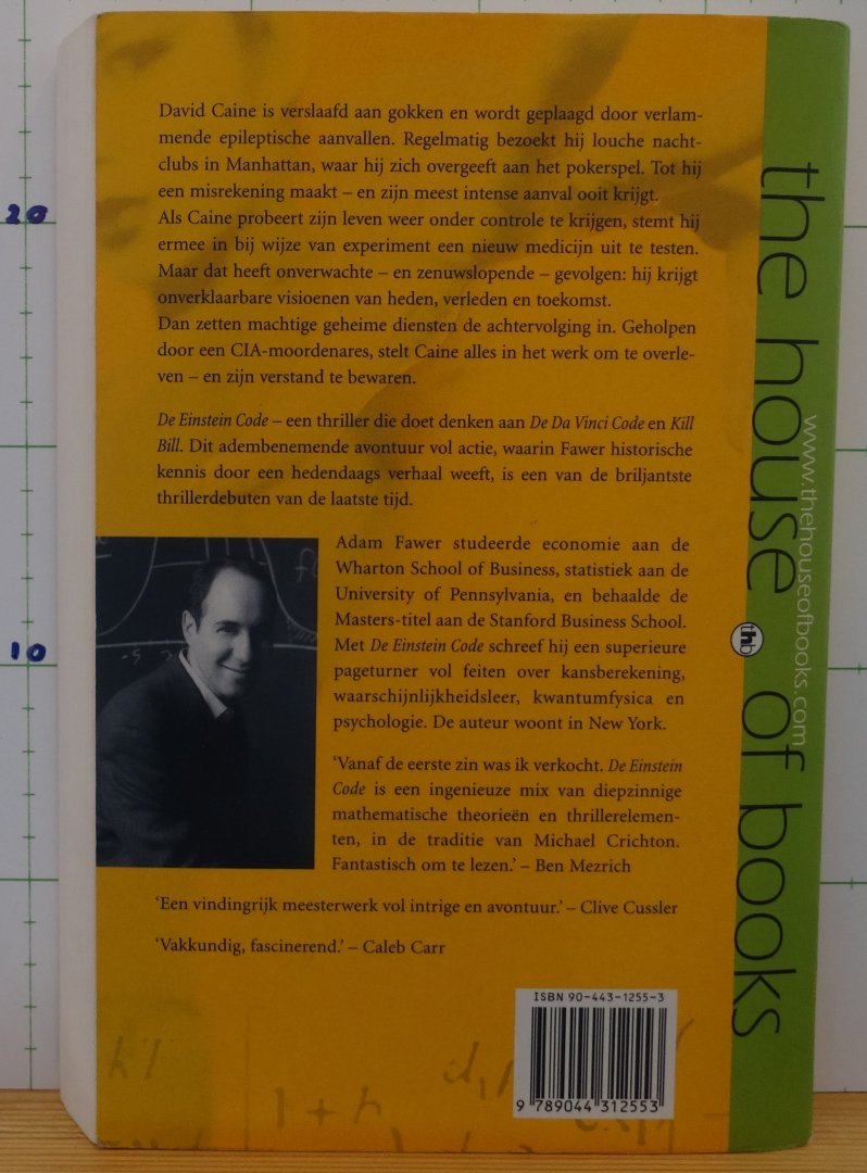 Fawer, Adam - De Einstein Code