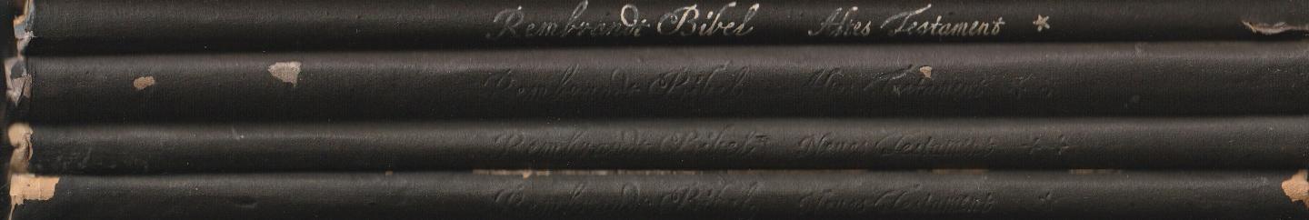 Rembrandt, Bredt, E.W. von - Rembrandt-Bibel : vier Bände mit 270 Abbildungen; gewählt und eingeleitet von E.W. Bredt