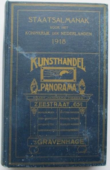 No author - Staatsalmanak voor het Koninkrijk der Nederlanden 1918