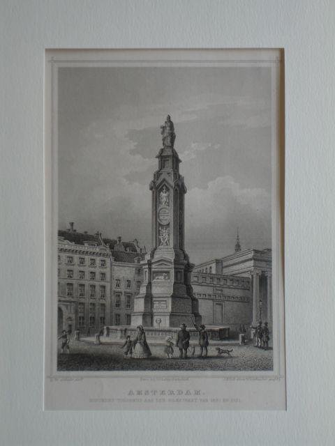 Amsterdam.. - Amsterdam. Monument toegewijd aan den volksgeest van 1830 en 1831.