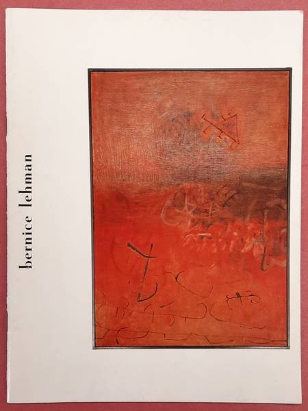 LEHMAN, BERNICE - SAUL VAN MESSEL. - Bernice Lehman.