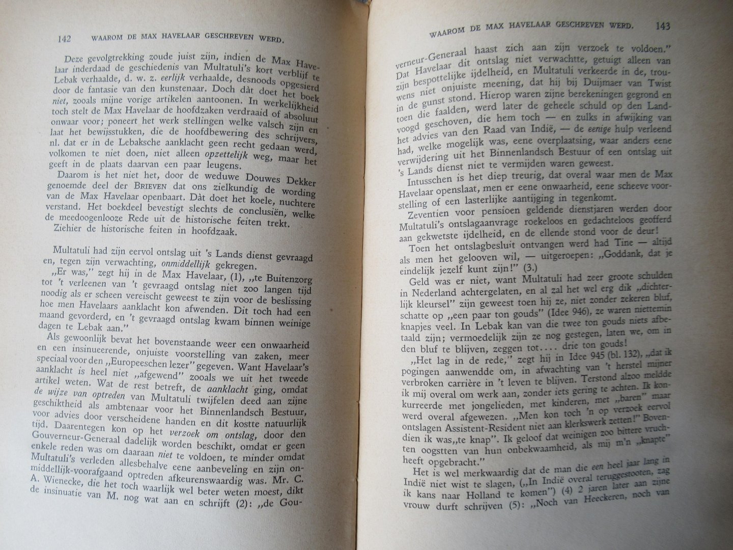 Kock, de Jhr. W.H.W. - Lebak en de Max Havelaar