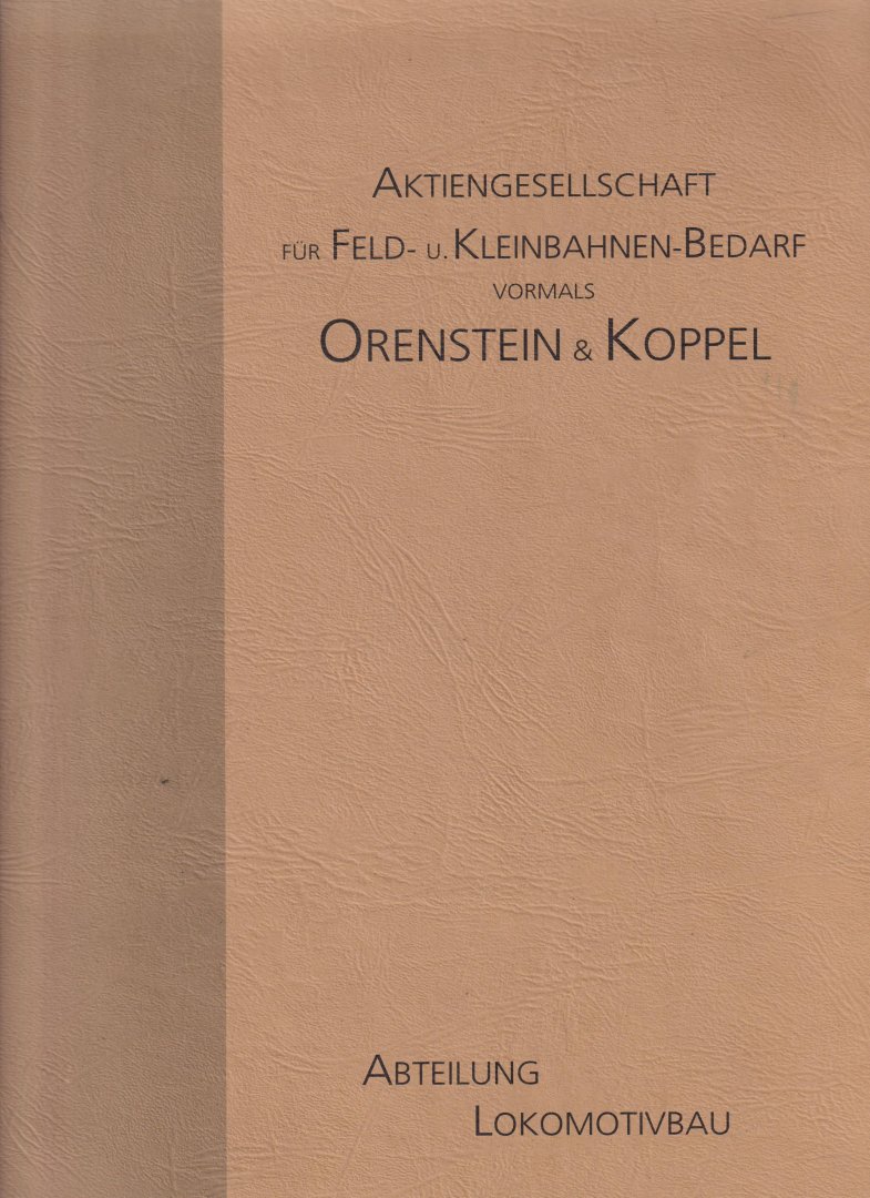 Orenstein & Koppel - Katalog 552 - Orenstein & Koppel - Katalog 552