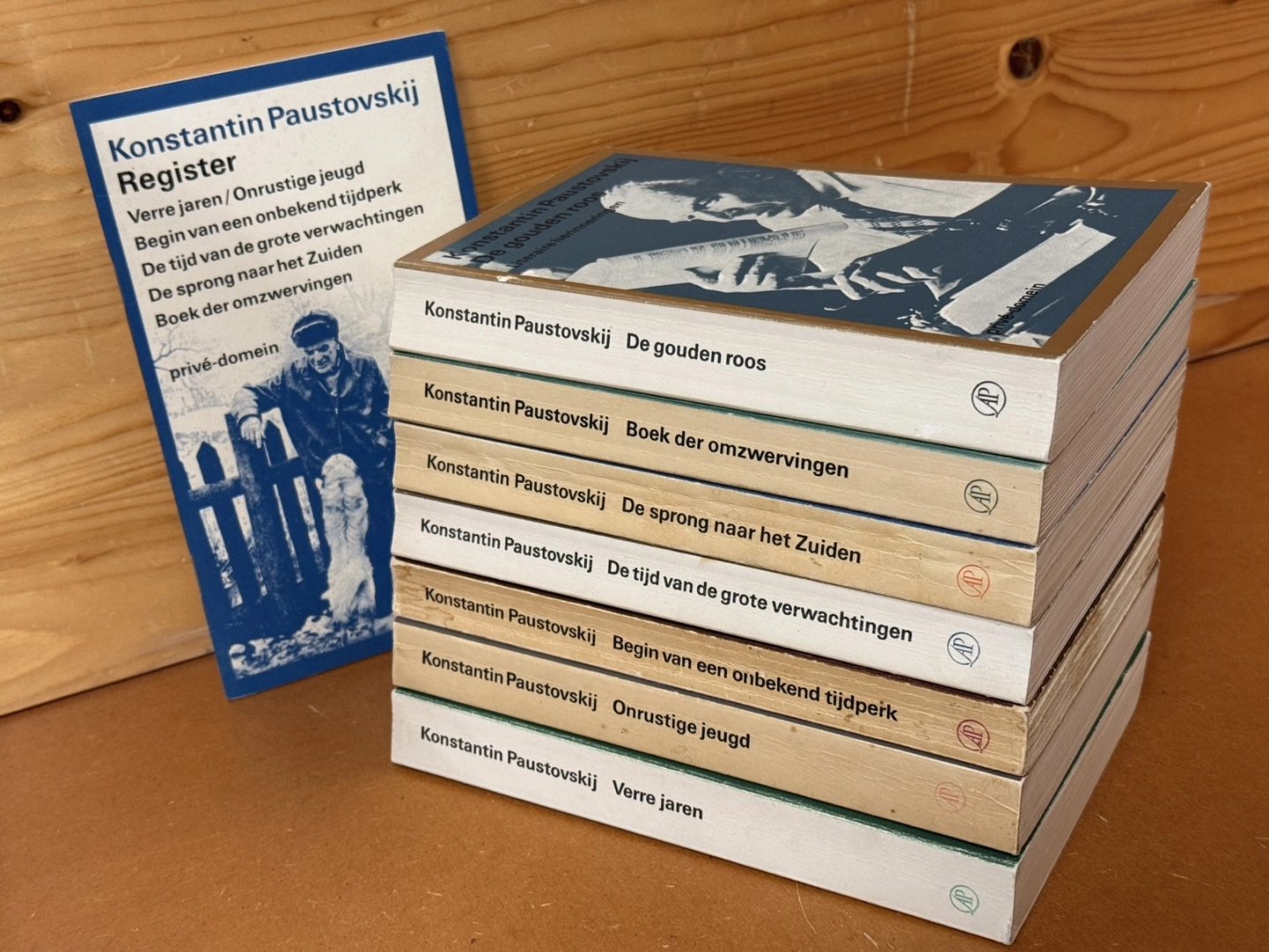 Konstantin Paustovskij; Wim Hartog (vertaling) - Compleet in 7 delen Prive Domein. Memoires