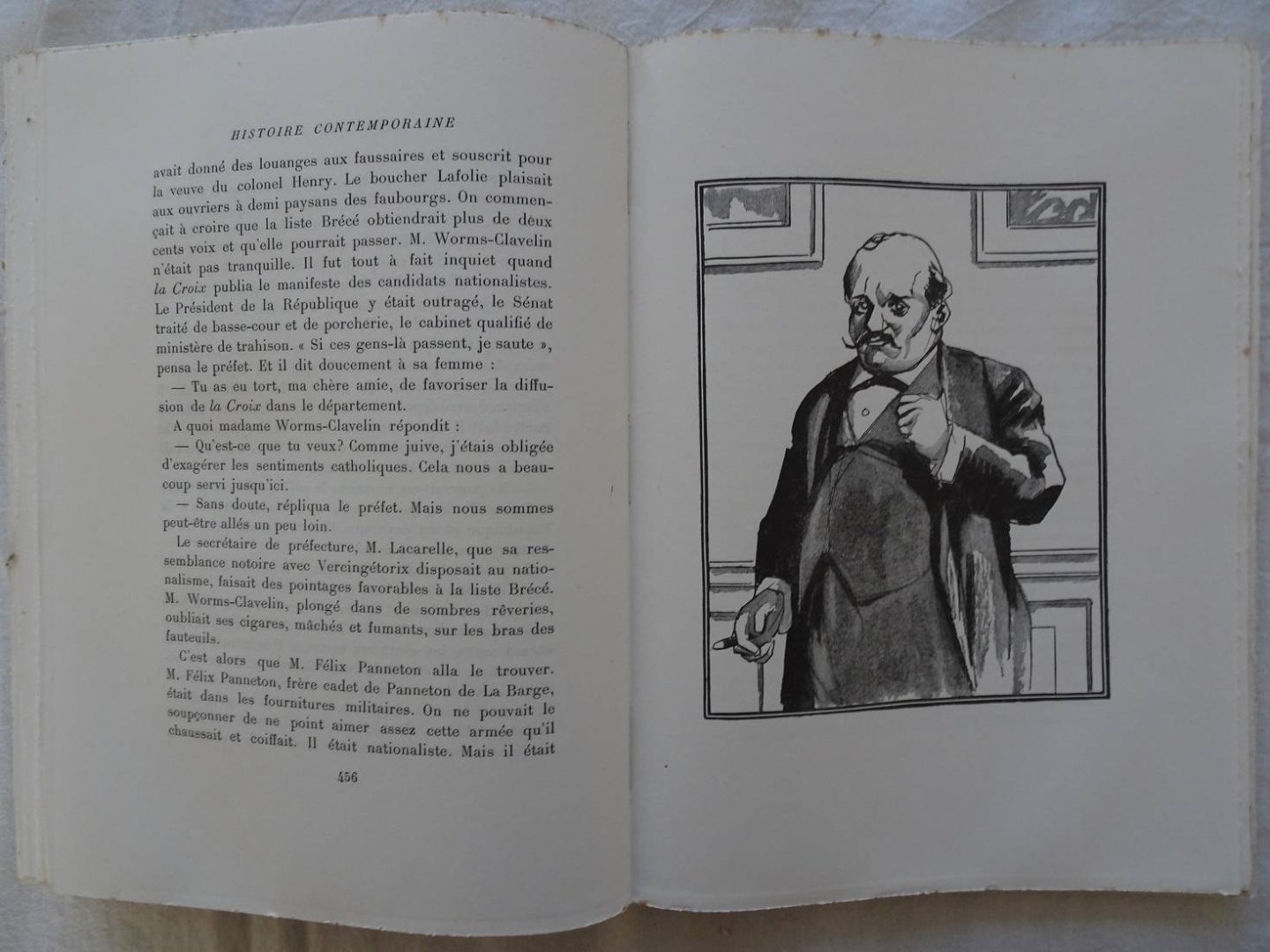 France, Anatole. - Oeuvres complètes. Illustrées de Anatole France. Tome XII. Histoire contemporaine- L'anneau d'améthyste- Monsieur Bergeret à Paris.