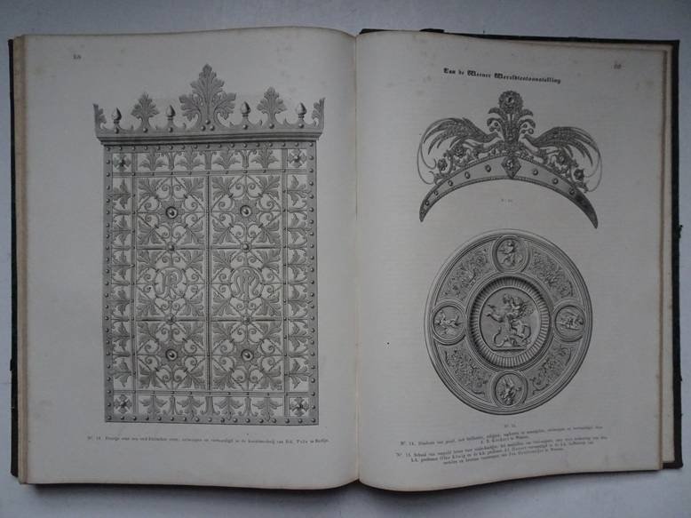 Schnorr, Julius (red.). - Kunst & Industrie. Verzameling van modellen voor alle takken van nijverheid. Vierde jaargang, 1873.