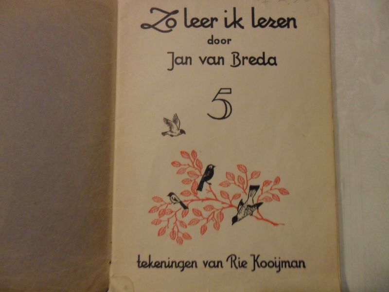 Breda van Jan - Zo leer ik lezen 5