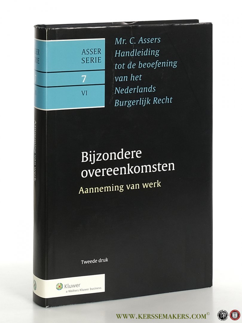 Heerma van Voss, G.J.J. - Bijzondere overeenkomsten Deel VI. Aanneming van werk. Tweede druk.