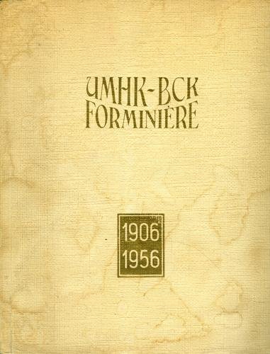 Verlinden, Paul - UMHK-BCK Forminiere 1906-1956