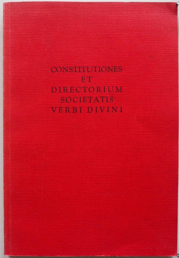 Lierde Petrus Canisius van vic gen - Constitutiones et directorium societatis verbi divini