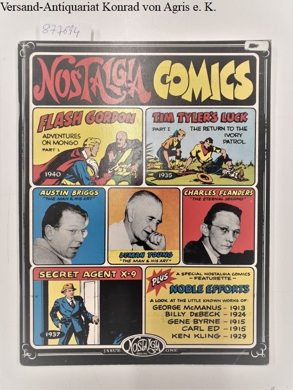 Nostalgia Press: - Nostalgia Comics Vol.1 No.1