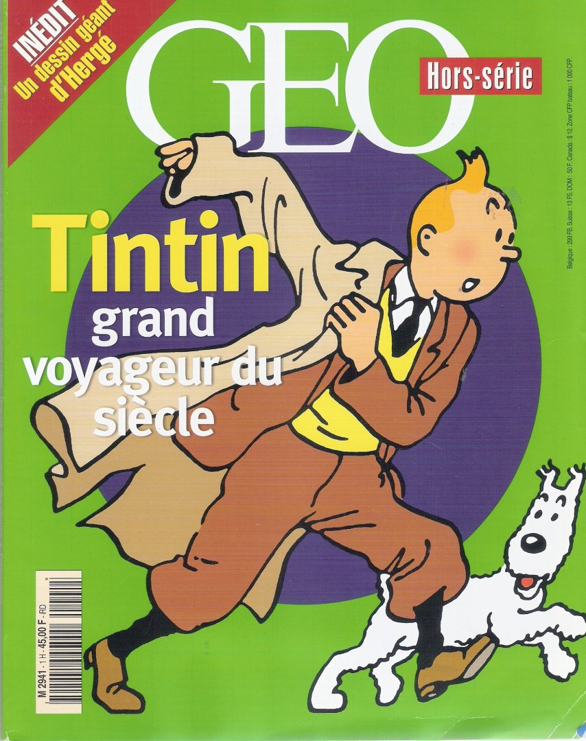 Marty, Jean-Luc (red.) - Tintin grand voyageur du siècle (Geo-hors-série)
