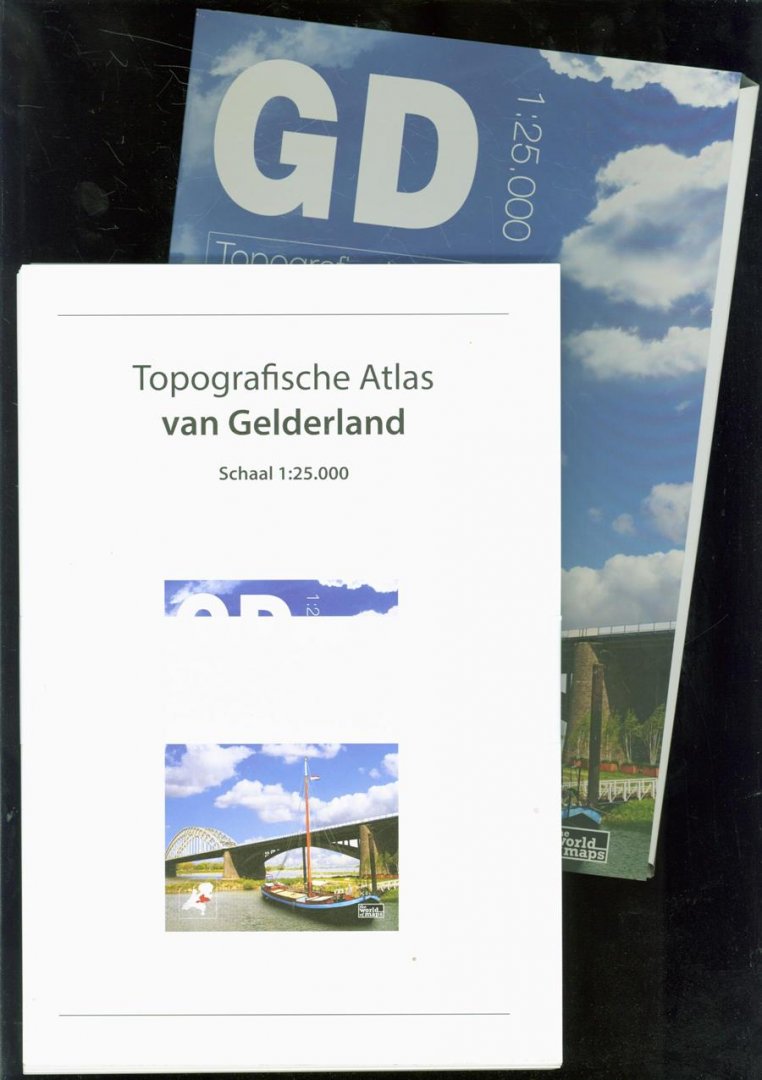 Thomas Termeulen, Rob Kersbergen, Topografische Dienst Kadaster. - Topografische atlas van Gelderland ( IN LOSSE KAARTEN )