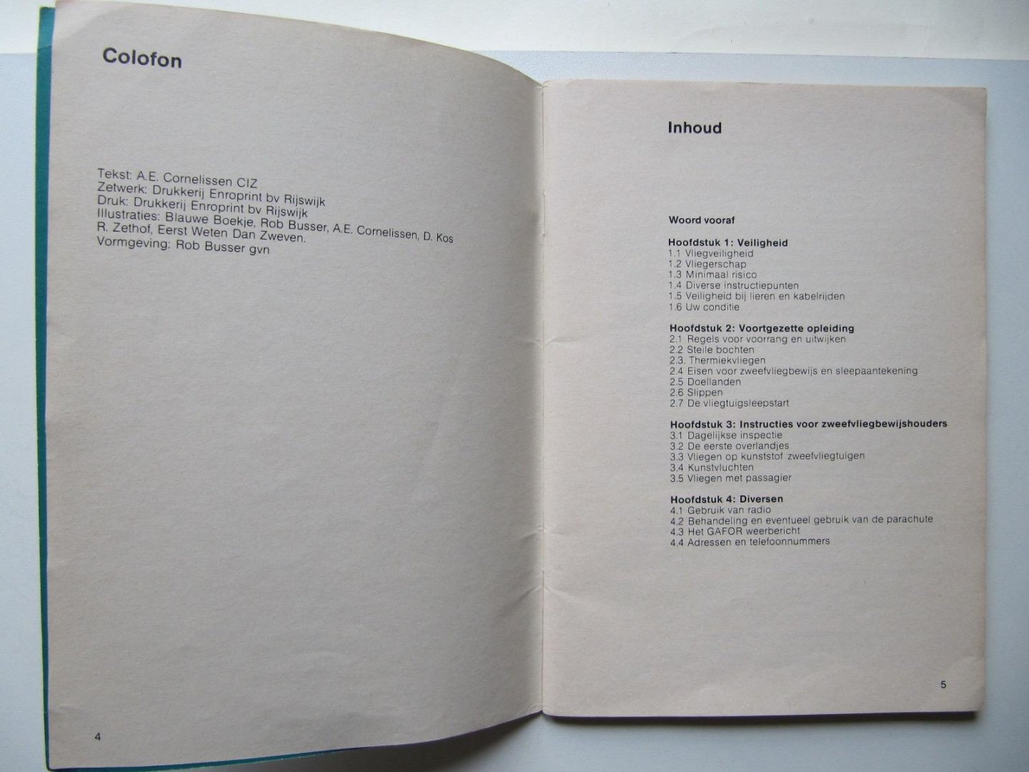 A. Cornelissen - Instructies voor de gevorderde zweefvlieger