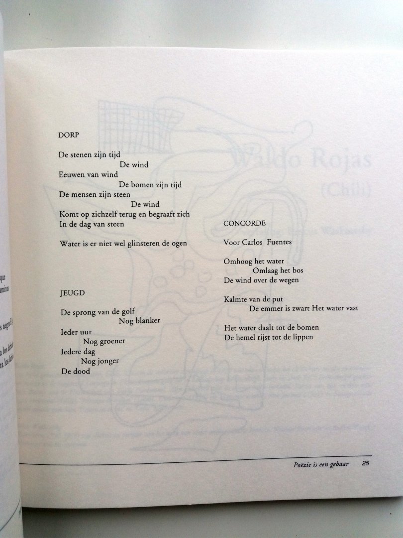 Novib / Poetry International - Poezie is een gebaar (Vijfentwintig-en-één gedichten uit Latijns-Amerika)