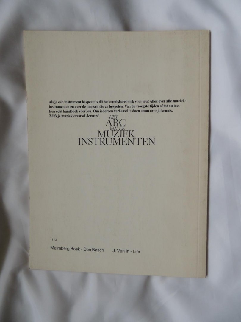 Toni Goffe - Het ABC van de muziekinstrumenten