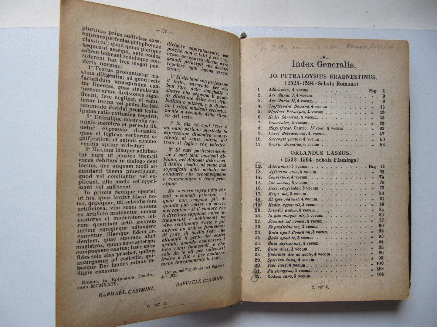 Ralph. Casimiri - Anthologia Polyphonica