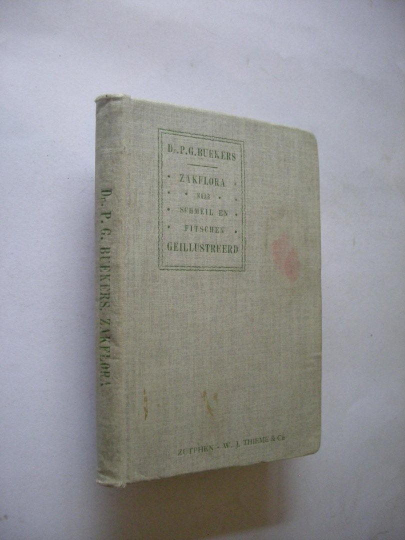 Buekers, P.G. vrij bewerkt naar Dr.Otto Schmeil & Jost Fitschen - Zakflora. Lijsten voor het bepalen van alle in het wildgroeiende en van veel gekweekte planten van Nederland