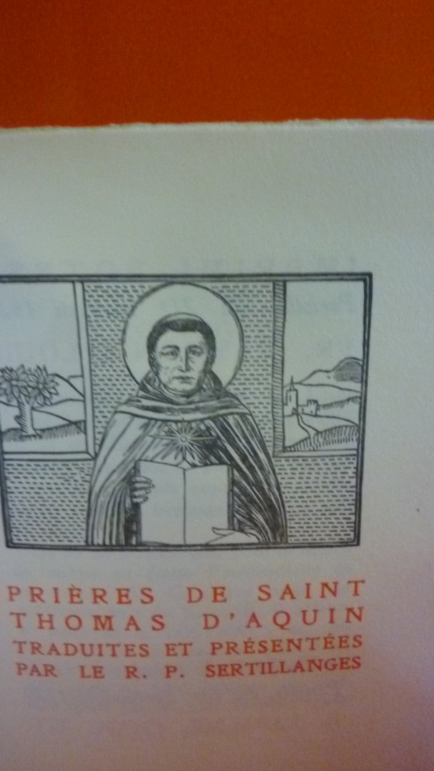 Thomas D'Aquin - Prieres de saint Thomas D'Aquin