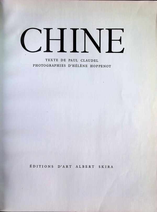 Paul Claudel - Chine