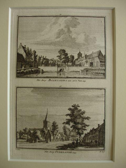 Oudelande. - Het Dorp Baarland te zien uit de Vaate - Het Dorp Oudelande.