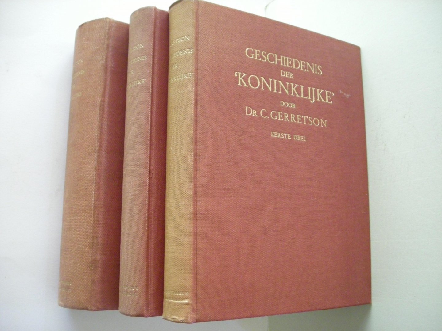 Gerretson, C. - Geschiedenis der 'Koninklijke", Eerste, tweede en derde deel
