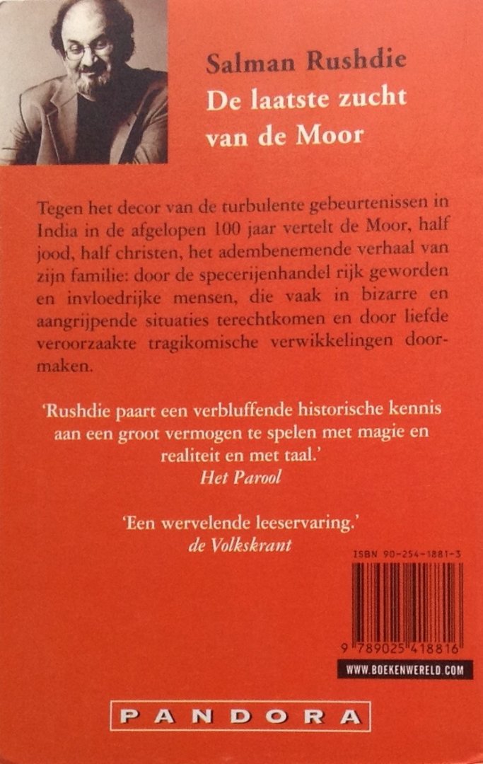 Rushdie, Salman - De laatste zucht van de Moor