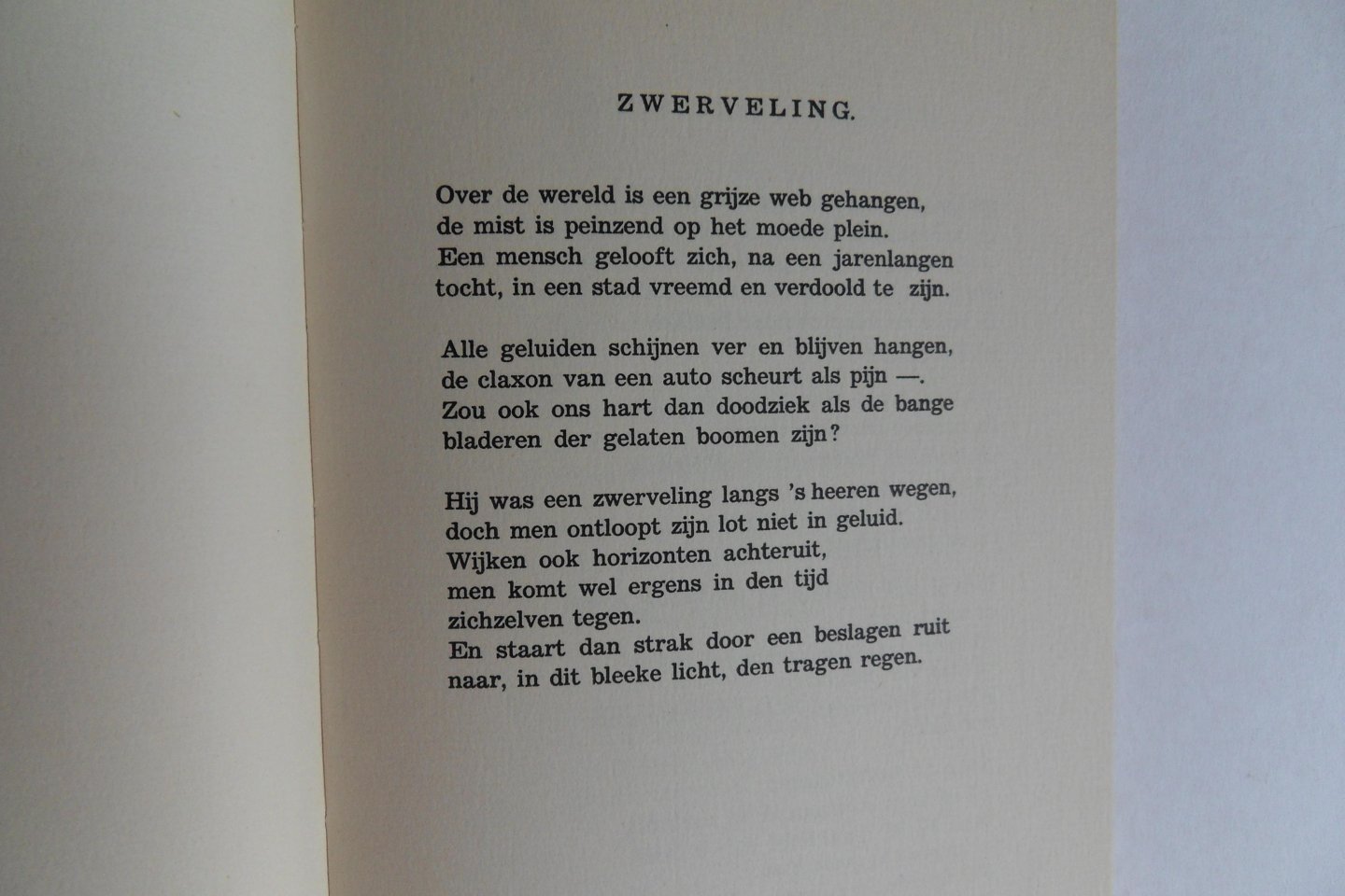 Oegema, Th. - De Stad en de Stilte.