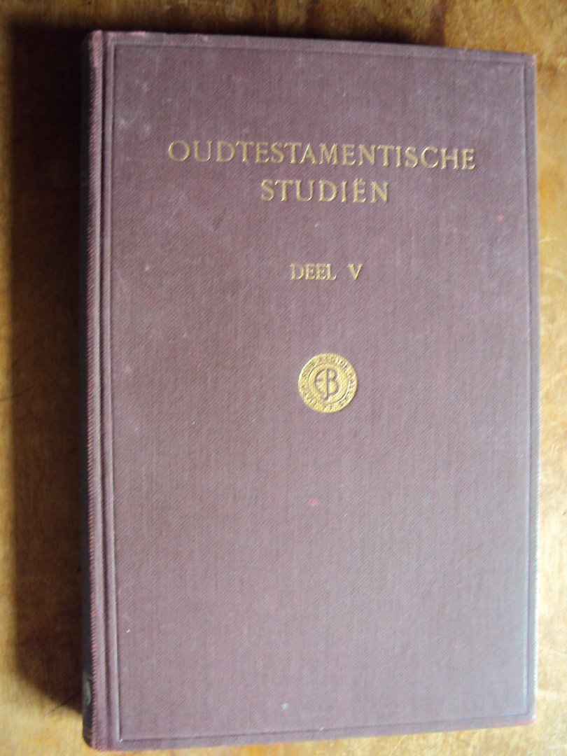 Boer, P.A.H. de (red.) - Oudtestamentische Studiën, deel V