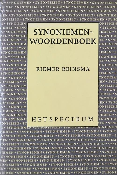 Reinsma, Riemer - Synoniemenwoordenboek