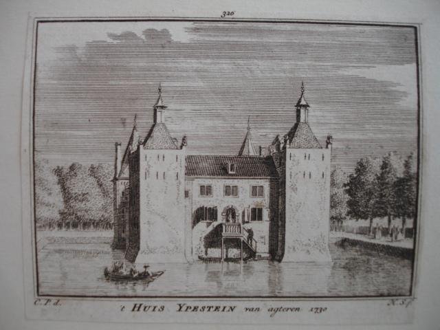 Heiloo. - 't Huis Ypestein van agteren, 1730.