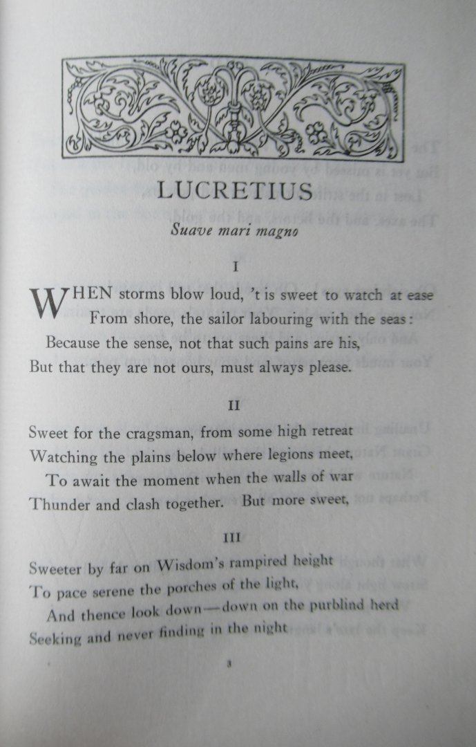 Mallock, W.H. - Lucretius On life and death. In the metre of Omar Khayy'am