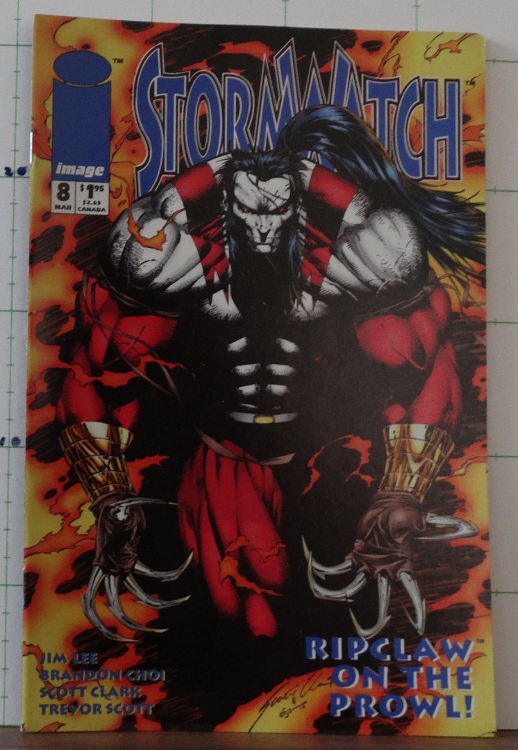 Clark, Scott - Scott, Trevor - Choi, Brandon - Lee, Jim - Stormwatch - 8 mar - Ripclaw on the prowl !